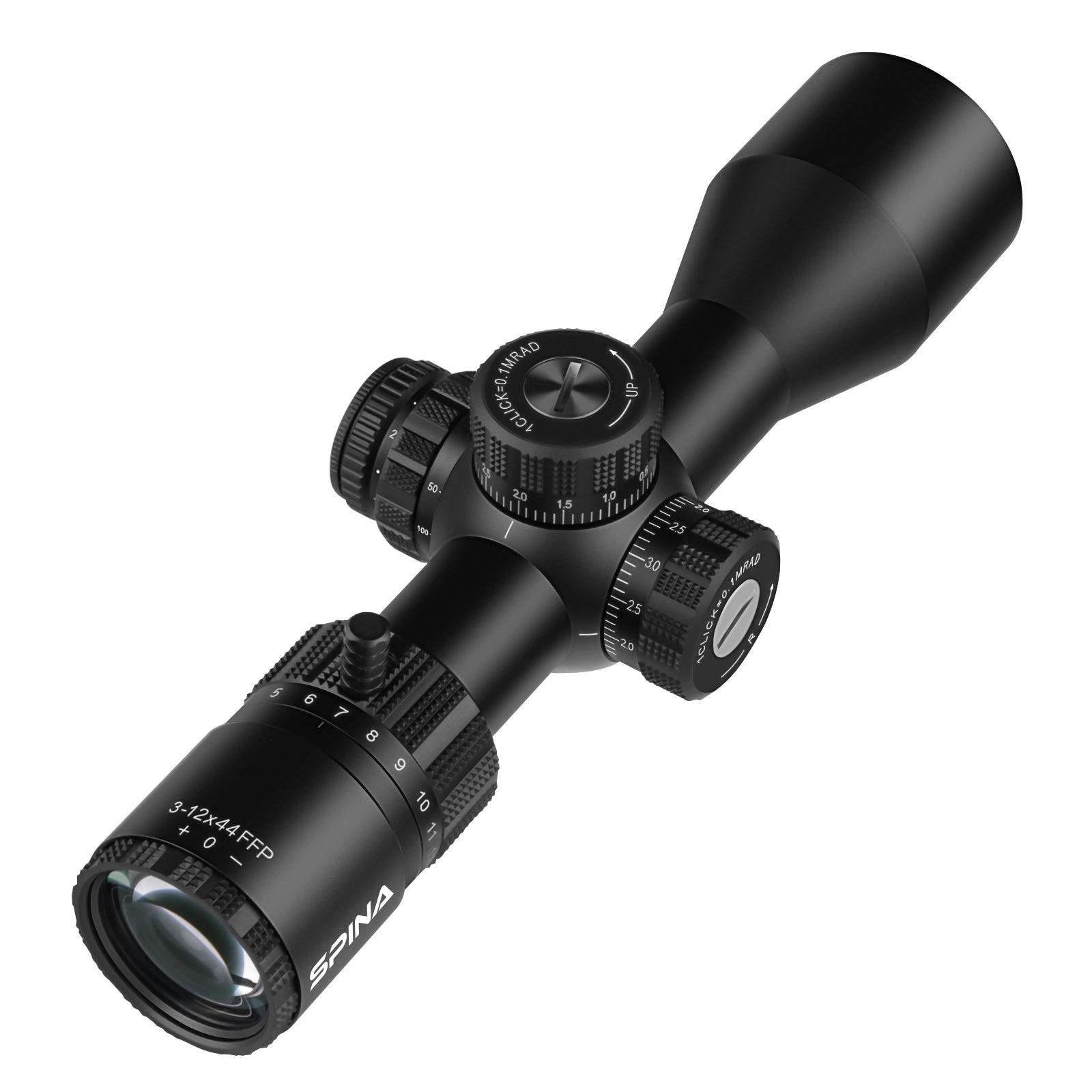 Wolfchase CV 3-12x44 FFP -  MRAD Reticle, Illuminated Reticle