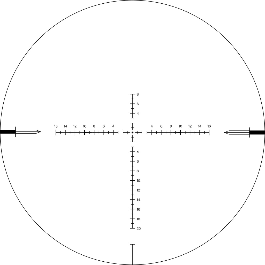 Wolfchase CV 4-16×44 FFP – MRAD Reticle, Illuminated Reticle