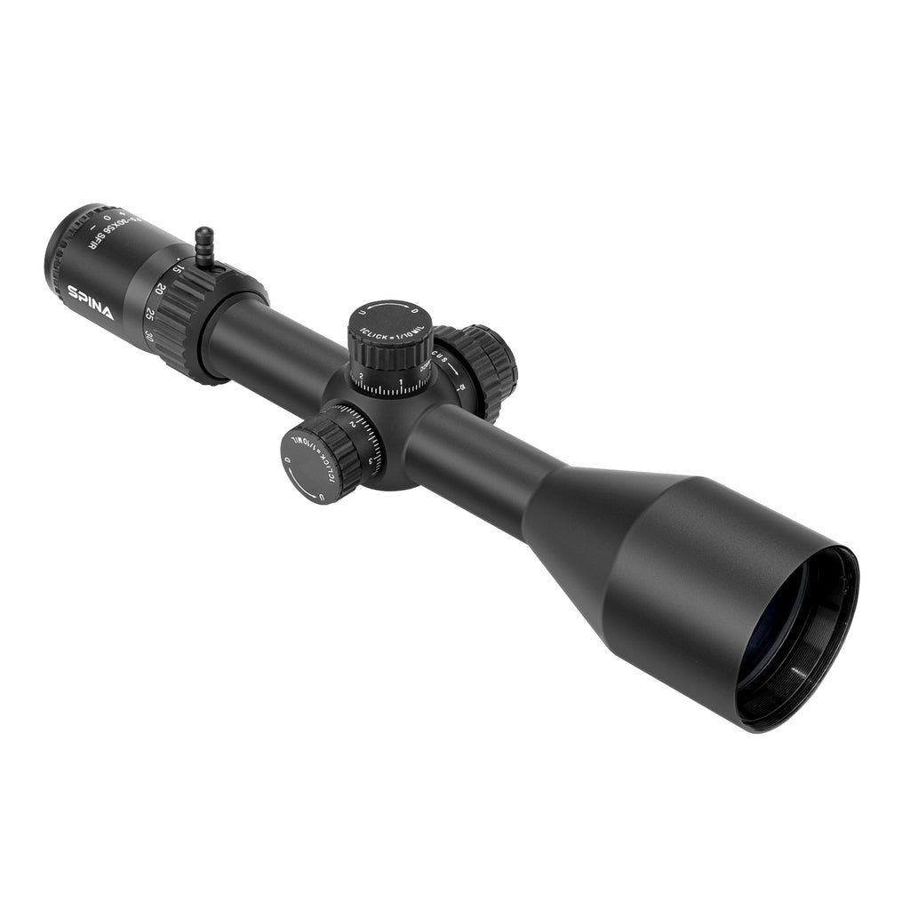 FalconPoint 5-30x56 FFP - 30mm Tube, MRAD Reticle,11 Levels Illunimation