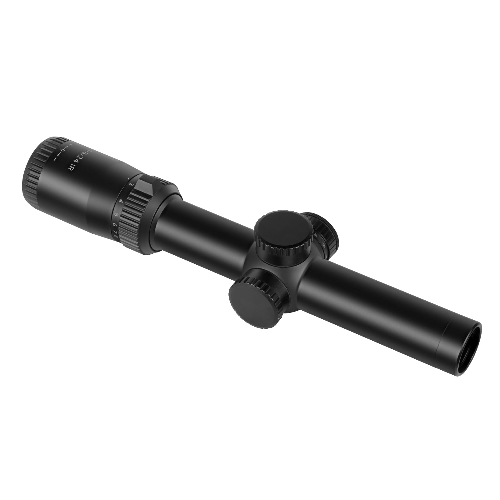 ApexFin.2 1-8x24 IR SFP- 30mm Tube, IPX7, MOA Reticle, Capped Turret