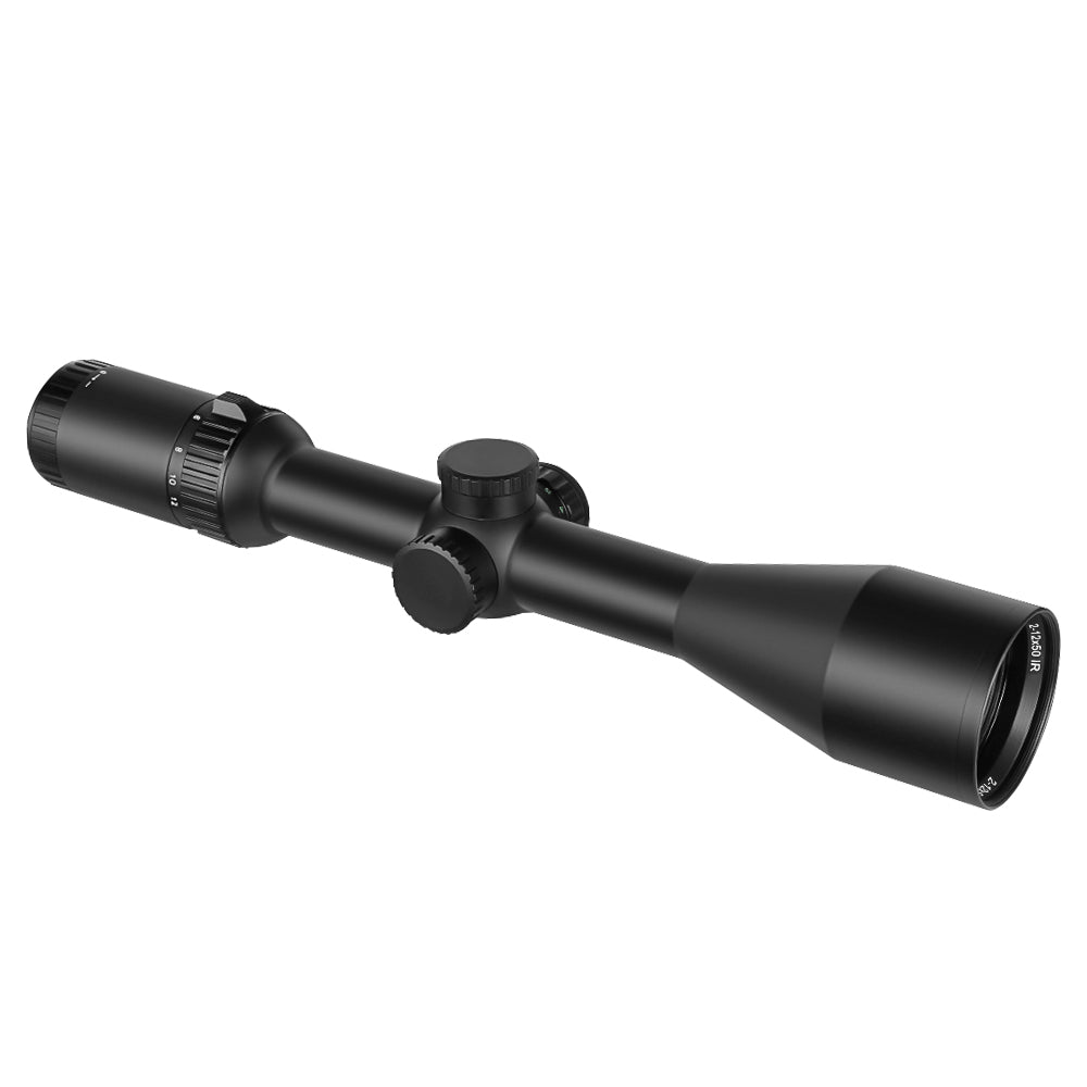 ApexFin.1 2-12x50 WA IR SFP- 30mm Tube, IPX7, MOA Reticle, For Hunt