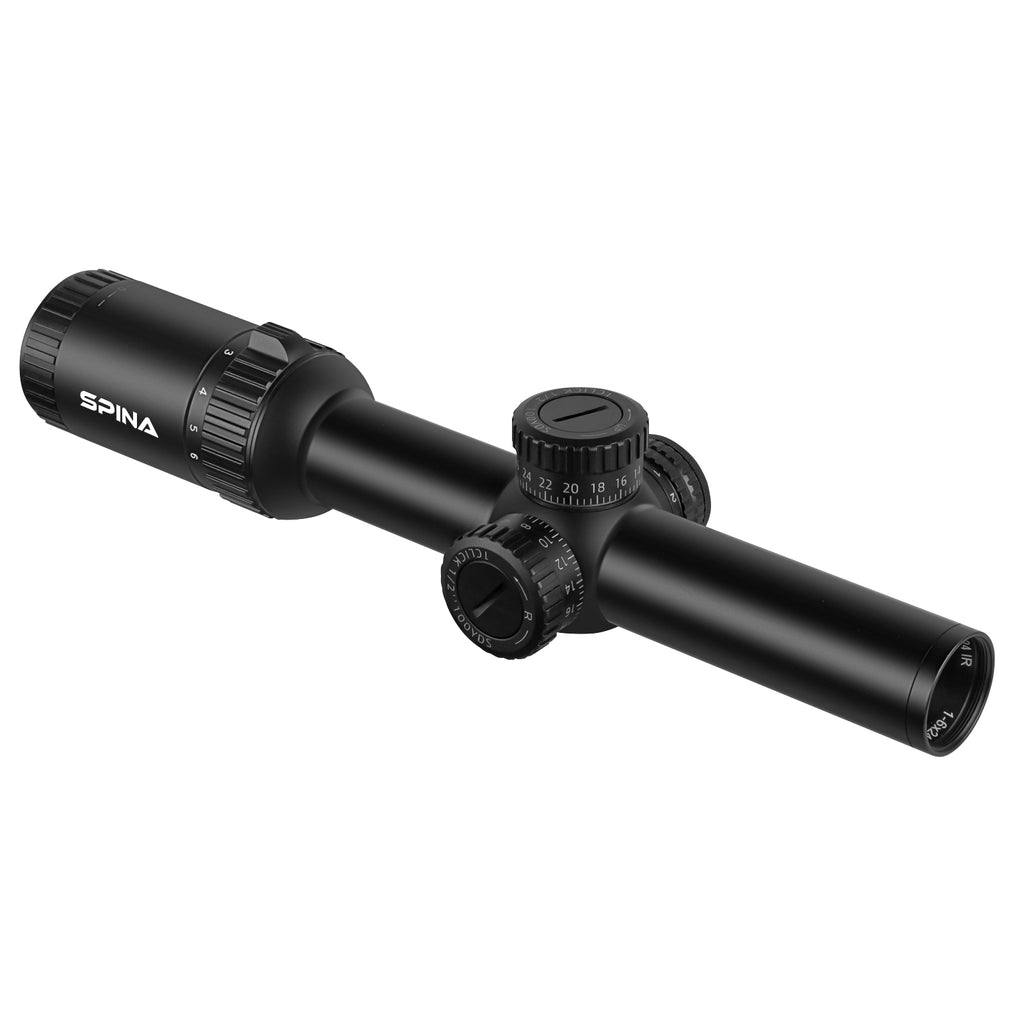 ApexFin.1 1-6x24 WA IR SFP- 30mm Tube, IPX7, MOA Reticle, Capped Turret
