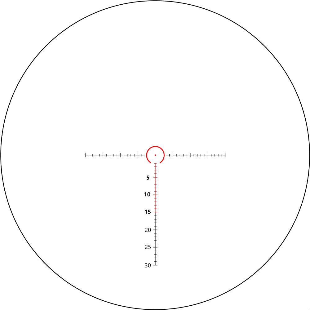 ApexFin.1 1-6x24 WA IR SFP- 30mm Tube, IPX7, MOA Reticle, Capped Turret